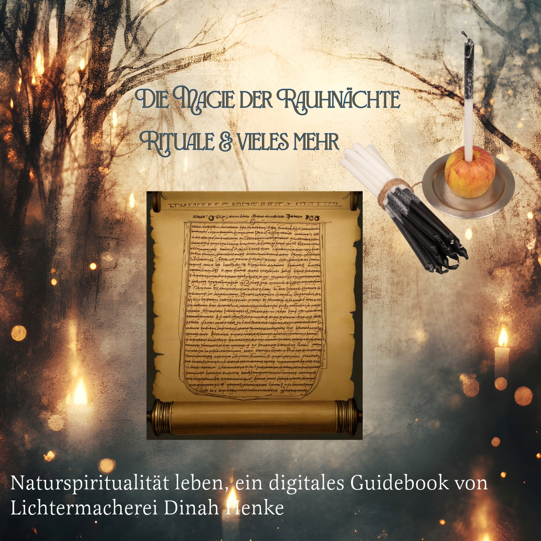 Rauhnachts-Guide – Spirituelles Workbook für Rituale, Transformation & 13 Wünsche Kerze
