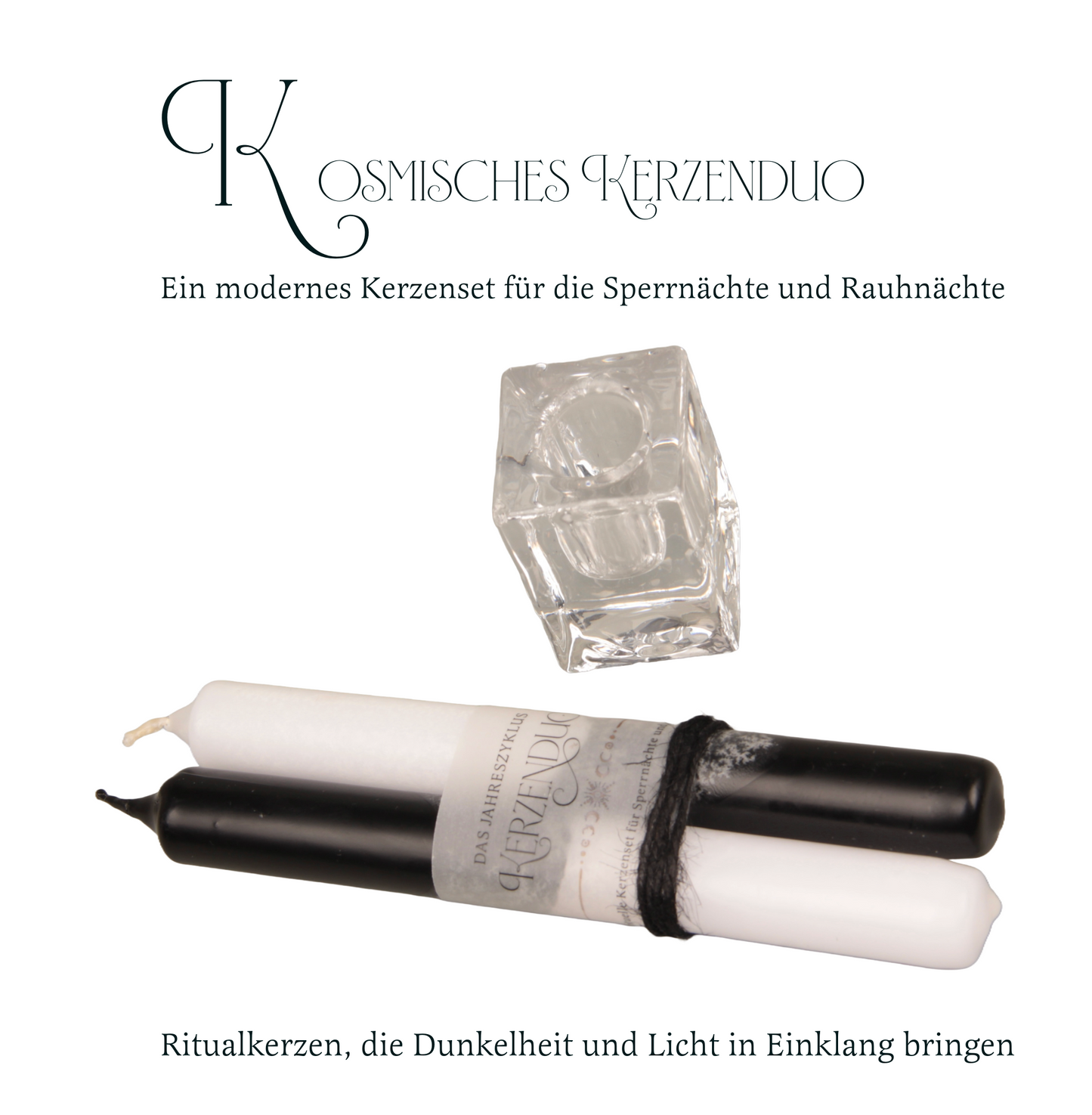 Kosmische Ritualkerzen – Licht & Schatten für Transformation