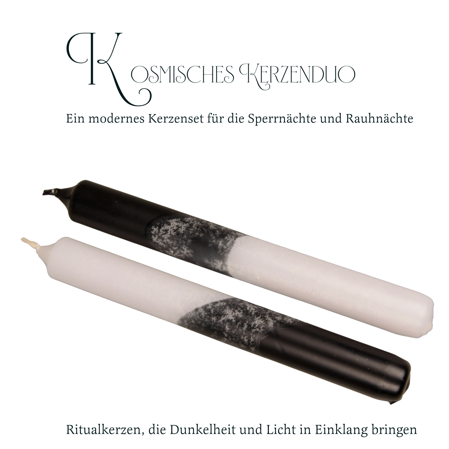 Kosmische Ritualkerzen – Licht & Schatten für Transformation