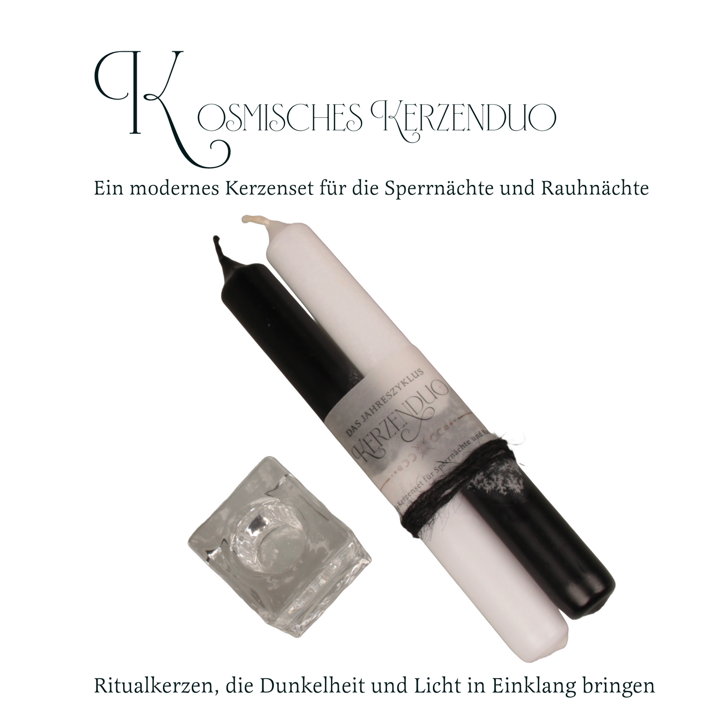 Kosmische Ritualkerzen – Licht & Schatten für Transformation
