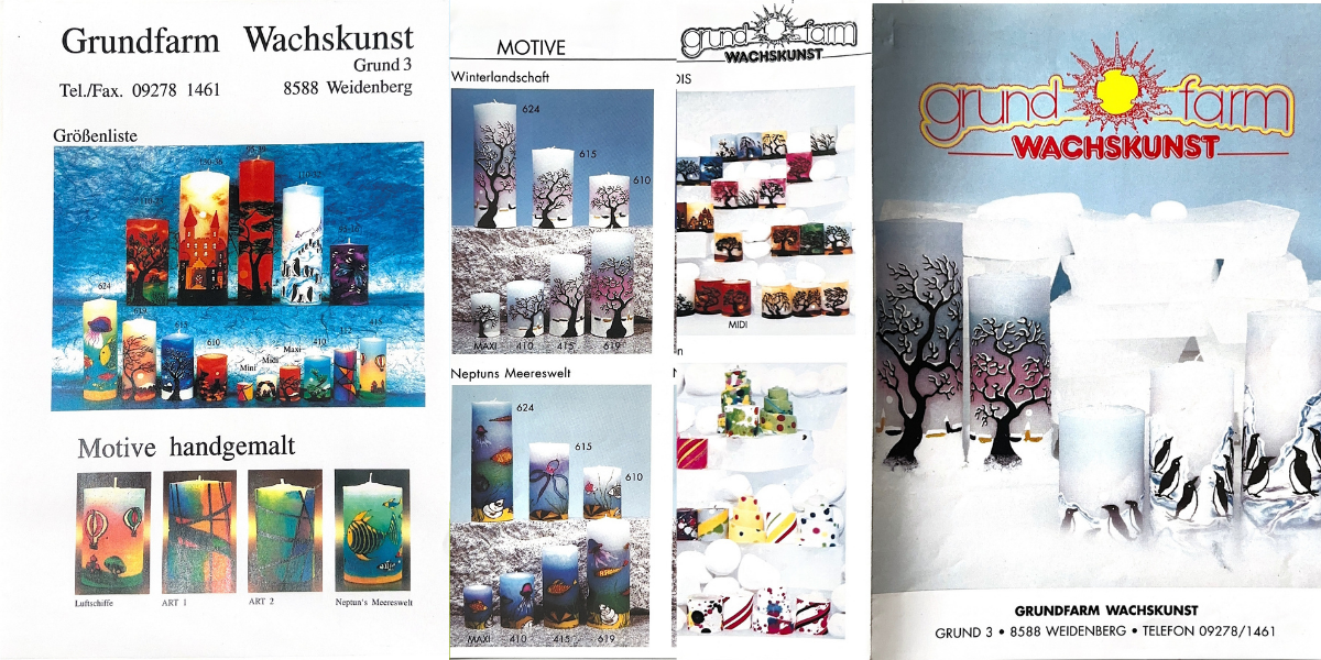 Zeitreise in die 80er: Handgemalte Motivkerzen, Mal-Spitzt-Technik und unsere Weltenbäume