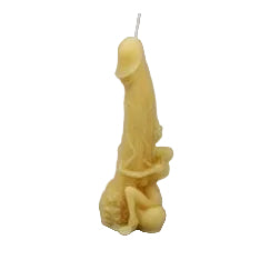 Erotikkerze „Herr & Frau Bienenwachs“ – Peniskerze aus 100 % Bienenwachs