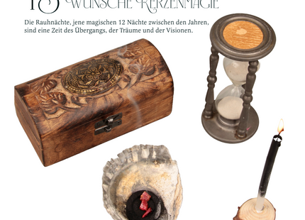 Moderne Kerzenmagie zu den rauh und Sperrnächten - deine Soulpower - 13 Wünsche für dein 2026