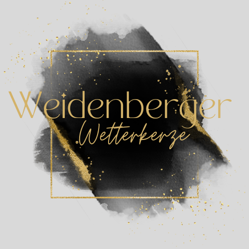Gewitterkerze „Schutzlicht bei Unwetter“ – handgefertigte Wetterkerze aus Weidenberg