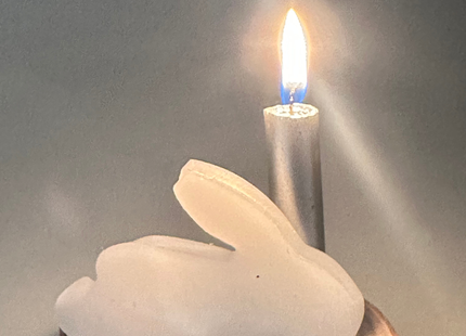 Lichtbild Hase – Kerzenlicht für Kaninchenseelen | Set mit 4 Kerzen