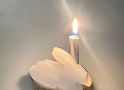 Lichtbild Hase – Kerzenlicht für Kaninchenseelen | Set mit 4 Kerzen
