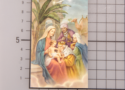 „Christliches Andachtsbild für Kerzenverzierung oder spirituelle Sammlung“