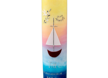 Taufkerze "Arche Noah"