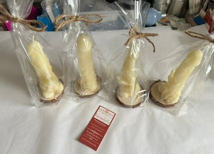 Vulva-Kerze aus 100 % Bienenwachs – natürliche Erotikkerze