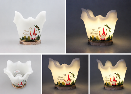 5 Bilder vom Lichtfang dein Weihnachtswichtel verschiedne ansichten
