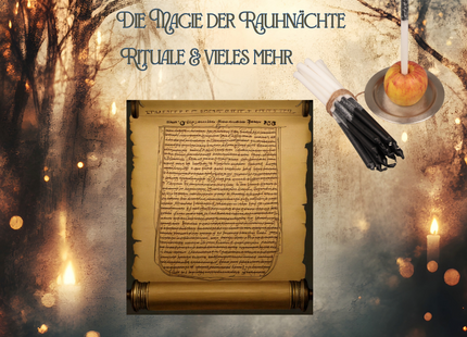 Rauhnachts-Premiumset XL – Kreativ-Kerze, Dip DIY Farben & 13 Wünsche Ritual