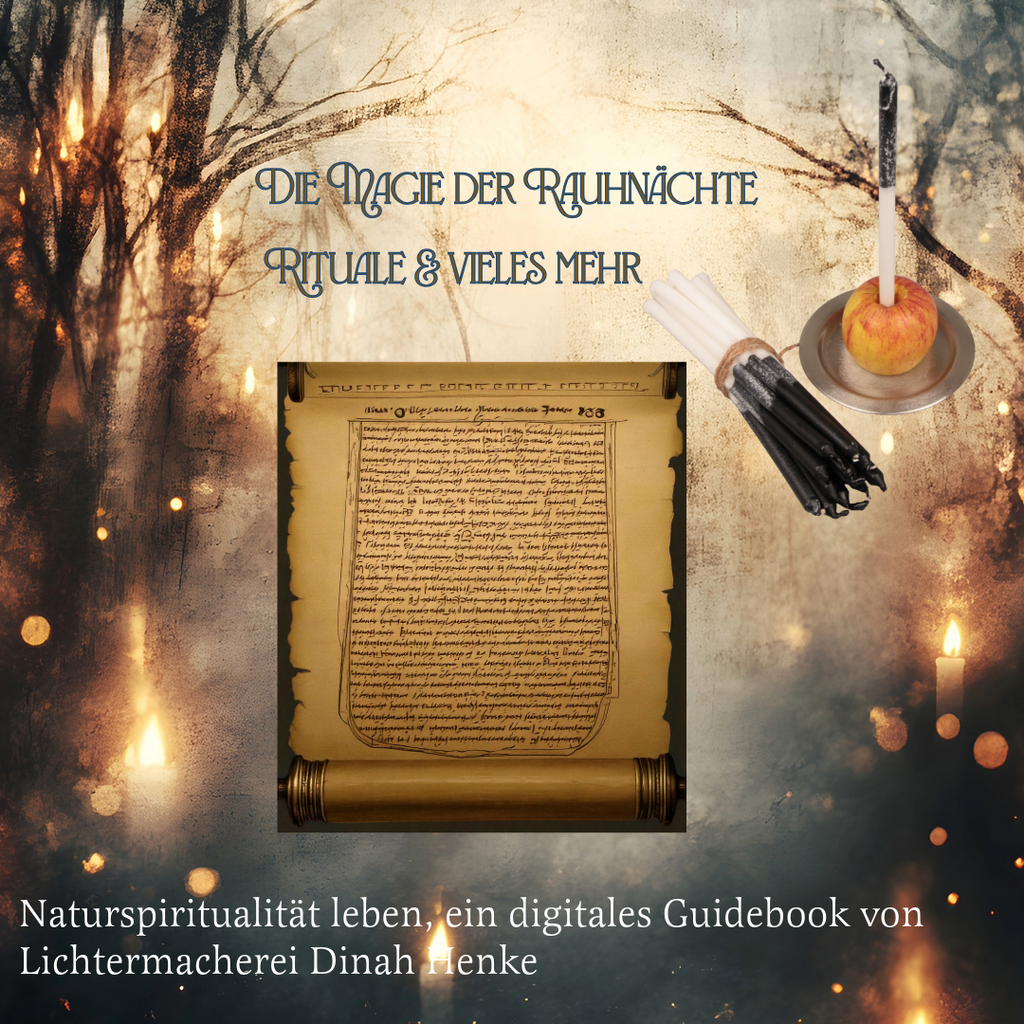 Rauhnachts-Guide – Spirituelles Workbook für Rituale, Transformation & 13 Wünsche Kerze