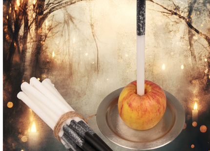 Rauhnachts-Premiumset XL – Kreativ-Kerze, Dip DIY Farben & 13 Wünsche Ritual