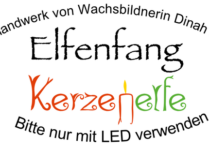 Elfenhaus mit LED – kleiner Elfenfang® Nachtblau mit Besen