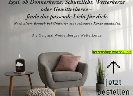 Weidenberger Wetterkerze