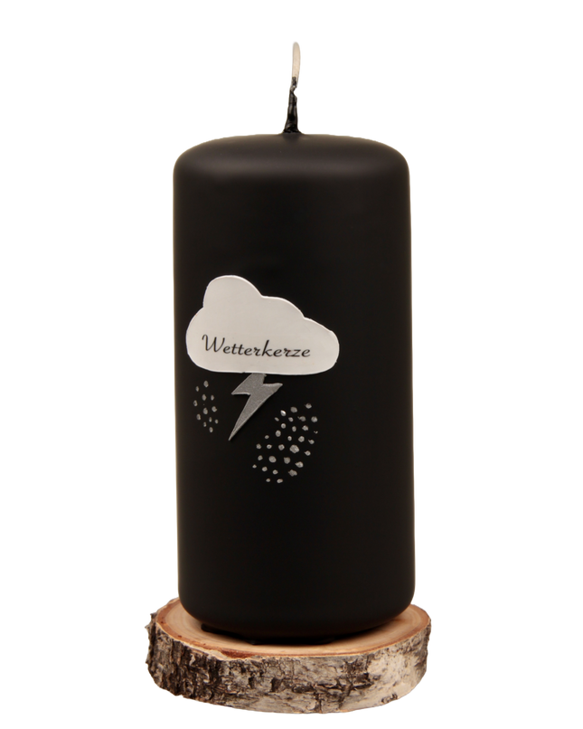 Personalisierbare Wetterkerze