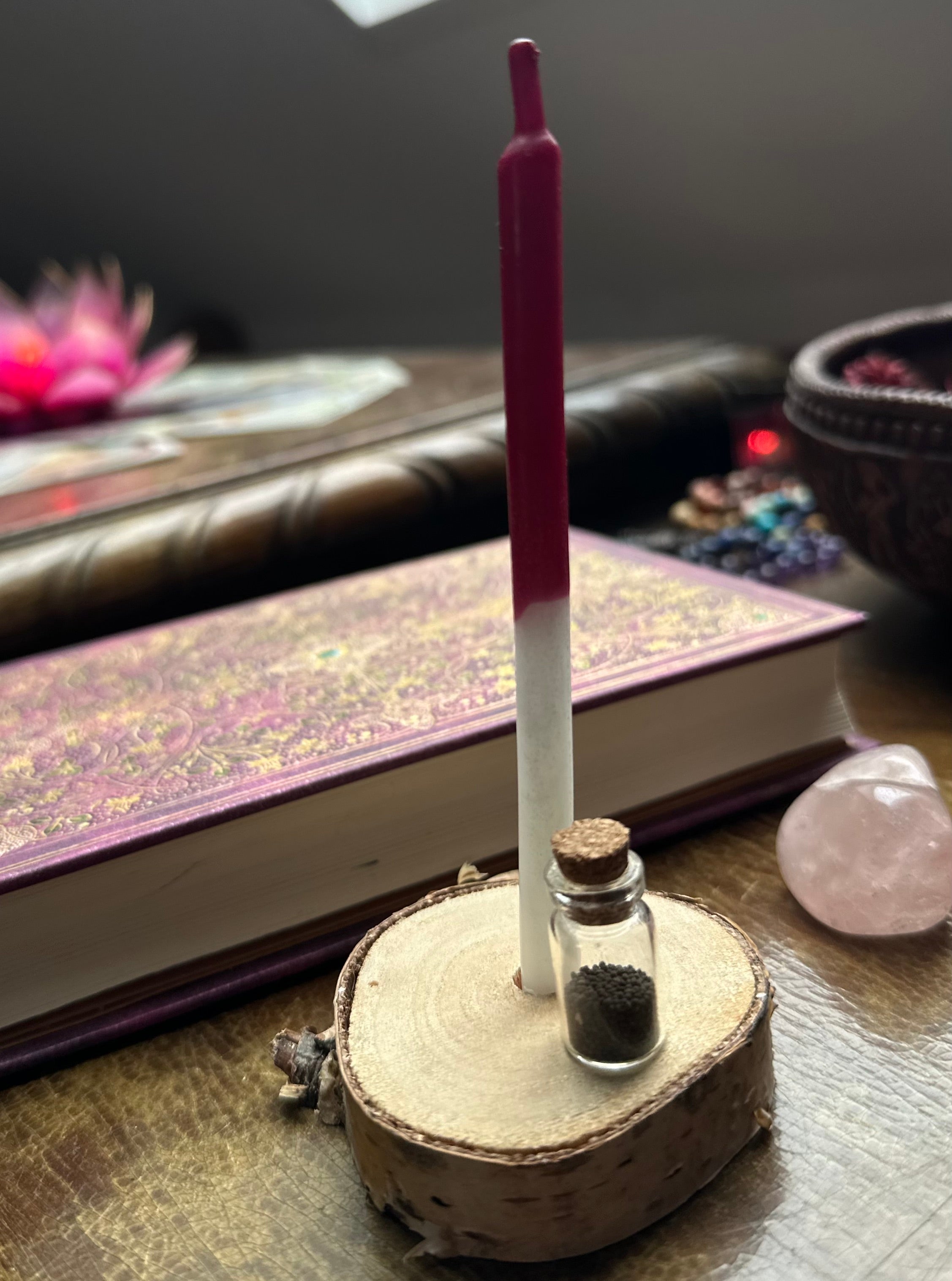Rauhnachts-Premiumset – 13 Wünsche Ritualkerzen- Meditationskerzen zu den 12 Rahnächten Handarbeit