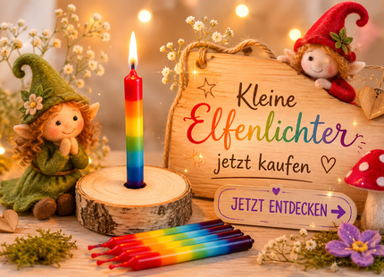 Kleine Elfenlichter jetzt kaufen
Hol dir deinen kleinen Regenbogenmoment nach Hause