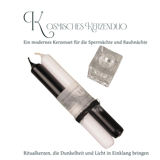 Kosmische Ritualkerzen – Licht & Schatten für Transformation