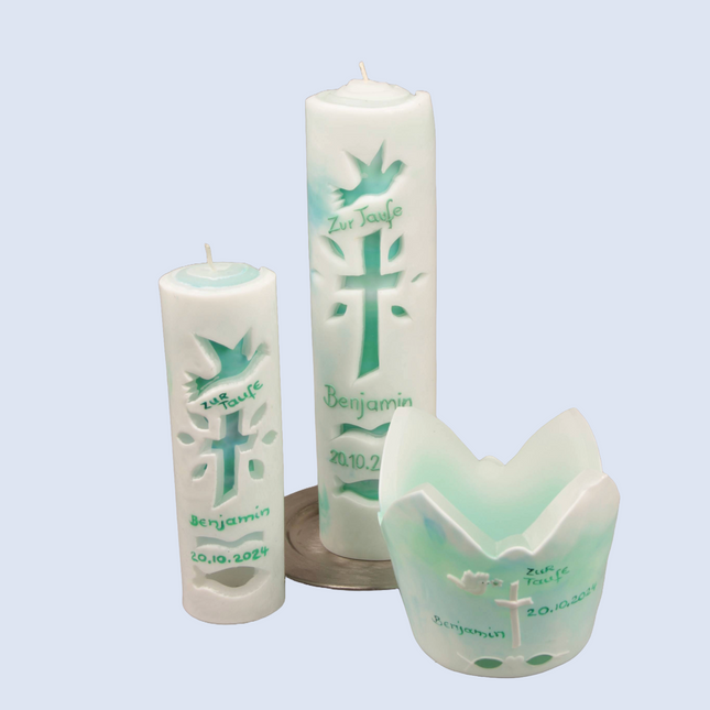 Taufkerzen-Set Leuchtkerzen