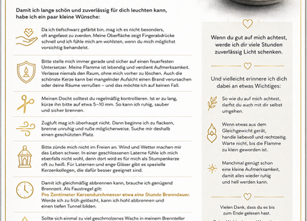 Weidenberger Votiv Wetterkerzen 6er-Set