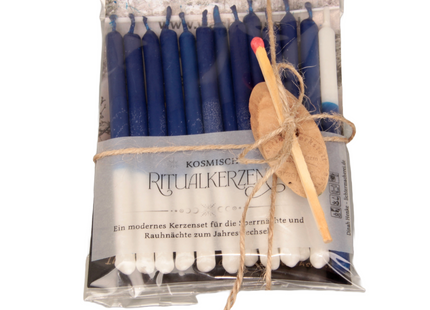 Rauhnachts-Premiumset – 13 Wünsche Ritualkerzen- Meditationskerzen zu den 12 Rahnächten Handarbeit