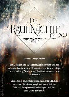 Rauhnachts-Premiumset XL – Kreativ-Kerze, Dip DIY Farben & 13 Wünsche Ritual