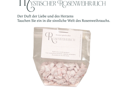 Mystisches Räucherwerk - Griechischer Rosenweihrauch Rose oder Lilie