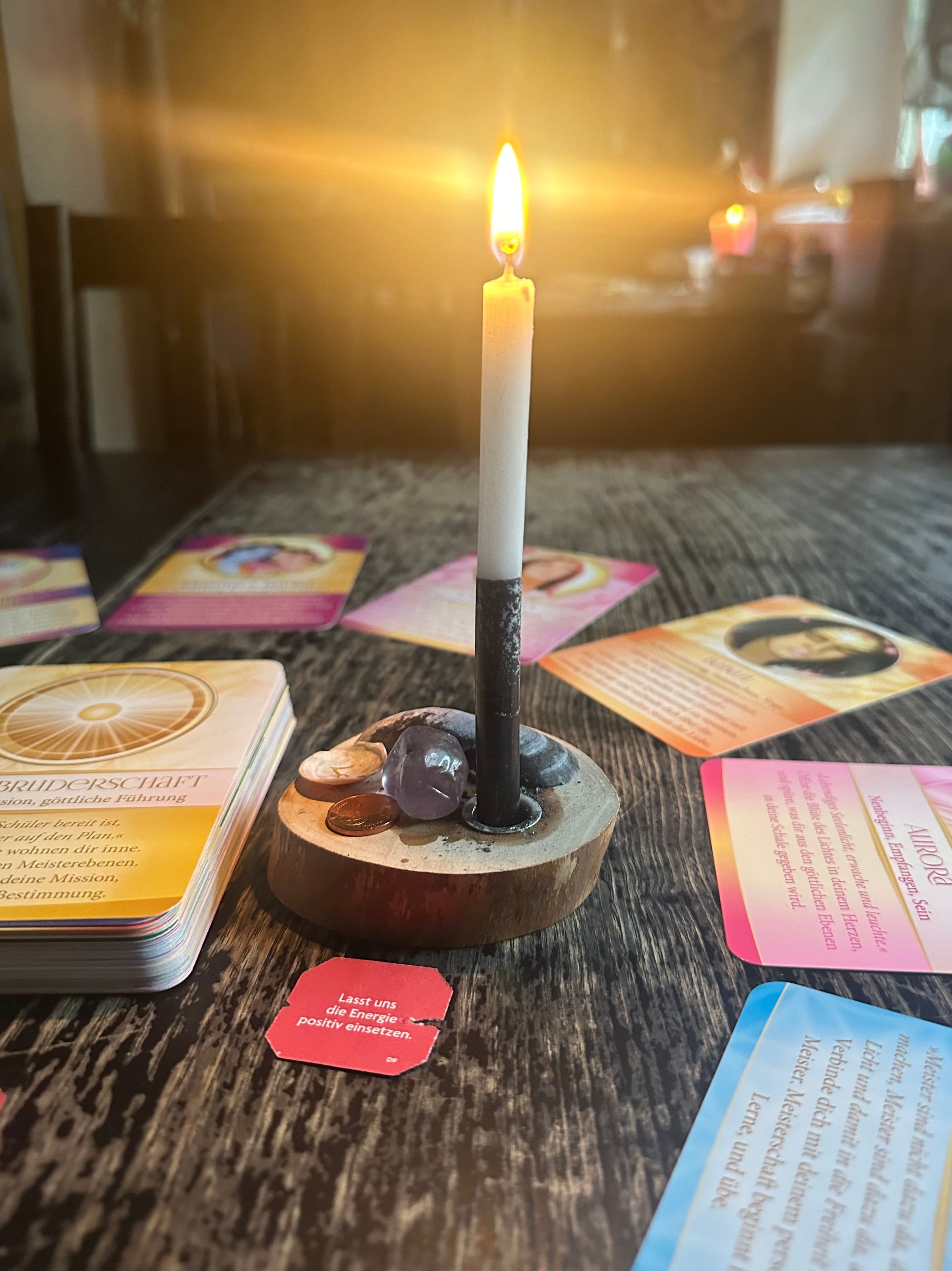 Rauhnachts-Premiumset XL – Kreativ-Kerze, Dip DIY Farben & 13 Wünsche Ritual