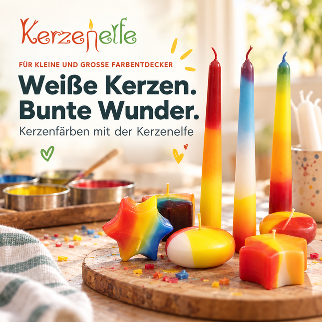 Kerzenfärben mit Kindern – Bunte Wunder | Gratis PDF