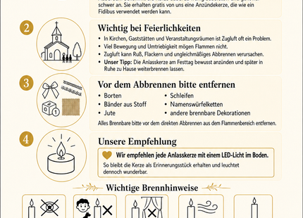 Tipps zur Kerzenpflege von deinen Lichtermachern aus Weidenberg 