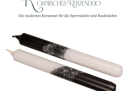 Kosmische Ritualkerzen – Licht & Schatten für Transformation