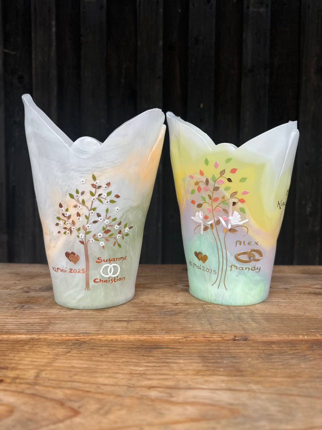 Schutzengel Lichtobjekt für Hochzeit 