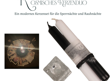 Kosmische Ritualkerzen – Licht & Schatten für Transformation
